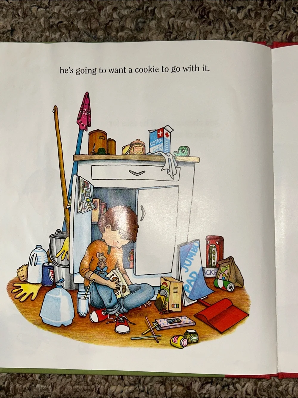 If You Give A Mouse A Cookie by Laura Numeroff, Vtg Hardcover, 2010